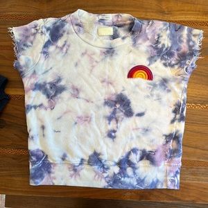 Mother tie dye shirt.